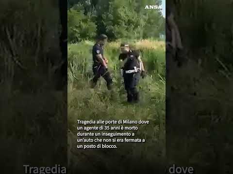 Peschiera Borromeo, un agente della polizia locale muore durante un inseguimento #ansa #news