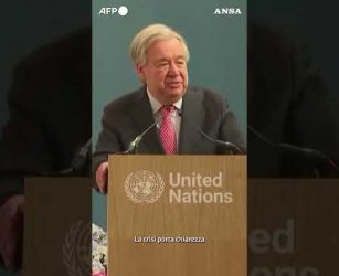 "London cooking", Guterres cita i Clash e rilancia l'allarme sul clima #ansa #news