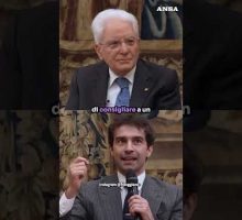 Mattarella ai giovani: "Ignorate i seminatori di odio sui social e bonificate l'ambiente" #ansa