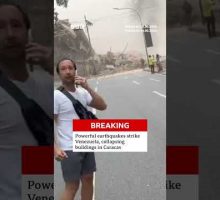 Two major earthquakes strike Venezuela. #BBCNews