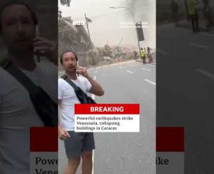Two major earthquakes strike Venezuela. #BBCNews