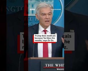 Physician and TV presenter Dr Oz said Trump does medicals because &ldquo;he likes the results&rdquo;. #BBCNews