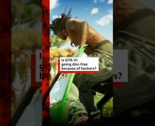 Is Grand Theft Auto VI going disc-free because of hackers? #GTA6 #RockstarGames #BBCNews