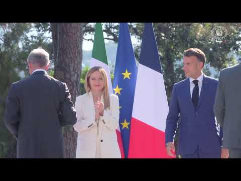 Vertice intergovernativo Italia-Francia, cerimonia di scambio di accordi e dichiarazioni alla stampa
