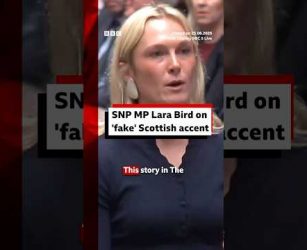 The SNP MP's accent has been the subject of intense online scrutiny. #BBCNews