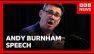 LIVE: Watch Andy Burnham give major policy speech as he bids to become UK prime minister | BBC News