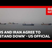 US says it has agreed to 'stand down' after exchange of strikes with Iran | BBC News