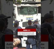 Security tightens in South Africa amid anti-migrant protests. #SouthAfrica #BBCNews