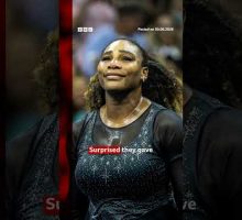 Fans react as Serena 'The GOAT' Williams returns to Wimbledon. #BBCNews