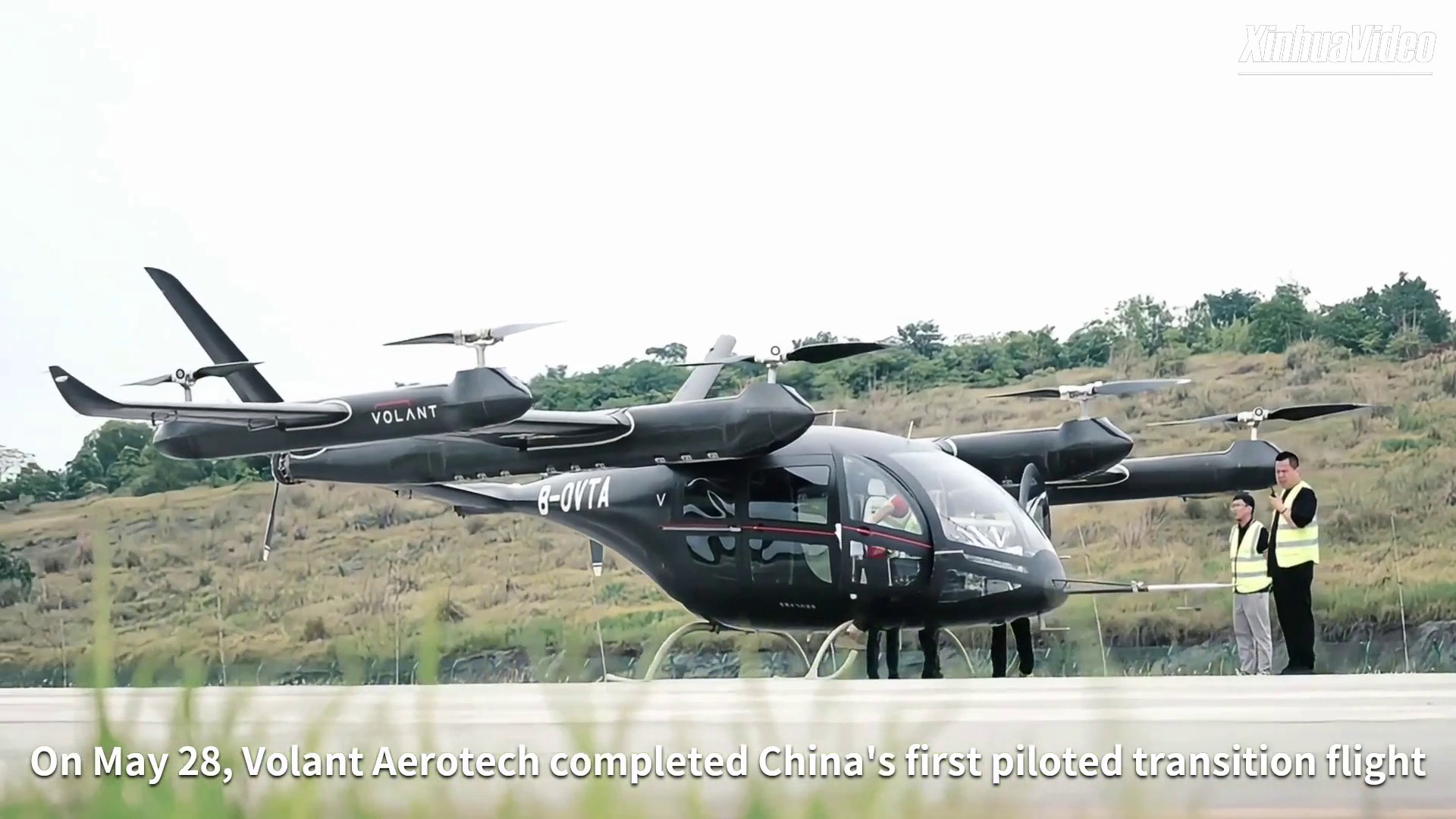 Cina, gli aeromobili elettrici a decollo verticale per passeggeri sono realt&agrave;