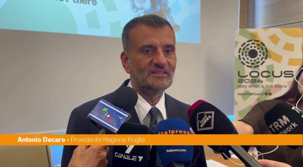 Decaro “Locus Festival appuntamento fisso della Puglia da 22 anni”