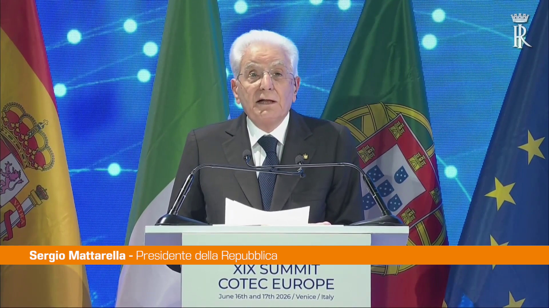 IA, Mattarella "Abbandonare timidezze su azione comune Ue"