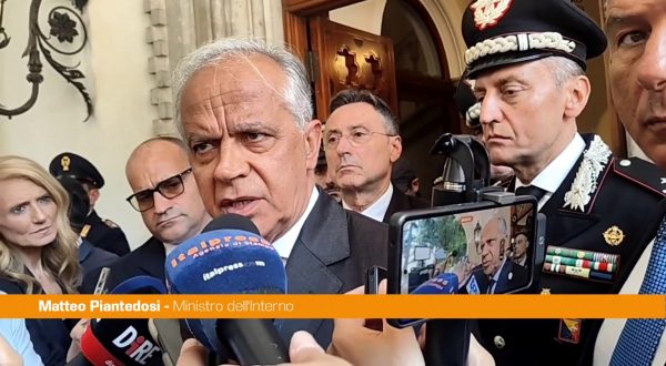 Piantedosi a Palermo “Bassissimo numero denunce rispetto a evidenze giudiziarie”