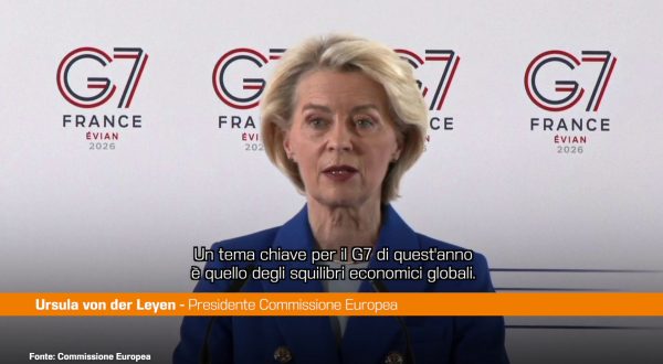 G7, von der Leyen “Dobbiamo collaborare sulle materie prime critiche”