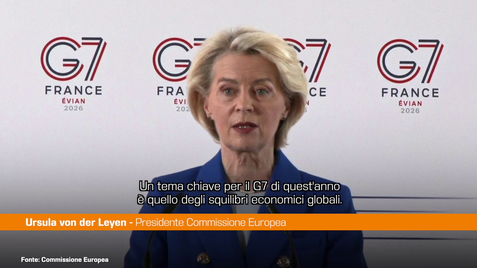 G7, von der Leyen "Dobbiamo collaborare sulle materie prime critiche"