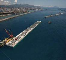 Posato il 26^ cassone della Diga Foranea di Genova