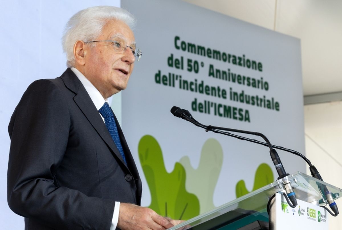 Seveso, Mattarella &ldquo;Svolta per la cultura della sicurezza e della prevenzione&rdquo;