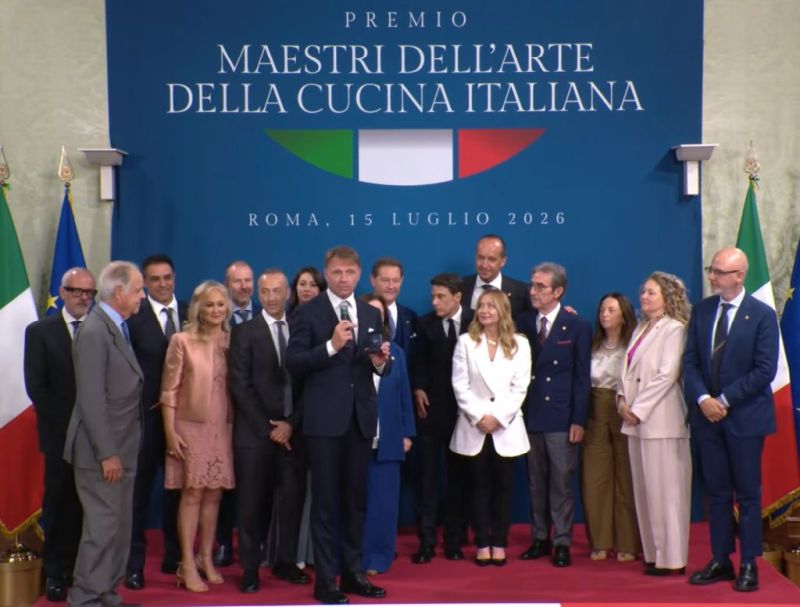 Meloni e Lollobrigida premiano 10 Maestri dell&rsquo;Arte della Cucina Italiana