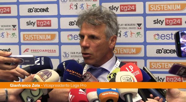Zola “Un onore ricevere il ‘Fair Play Menarini’, ripartire dai valori”