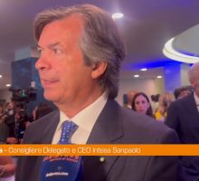 Intesa Sanpaolo, Messina "Garanzia sicurezza per risparmio e sostegno al Paese"
