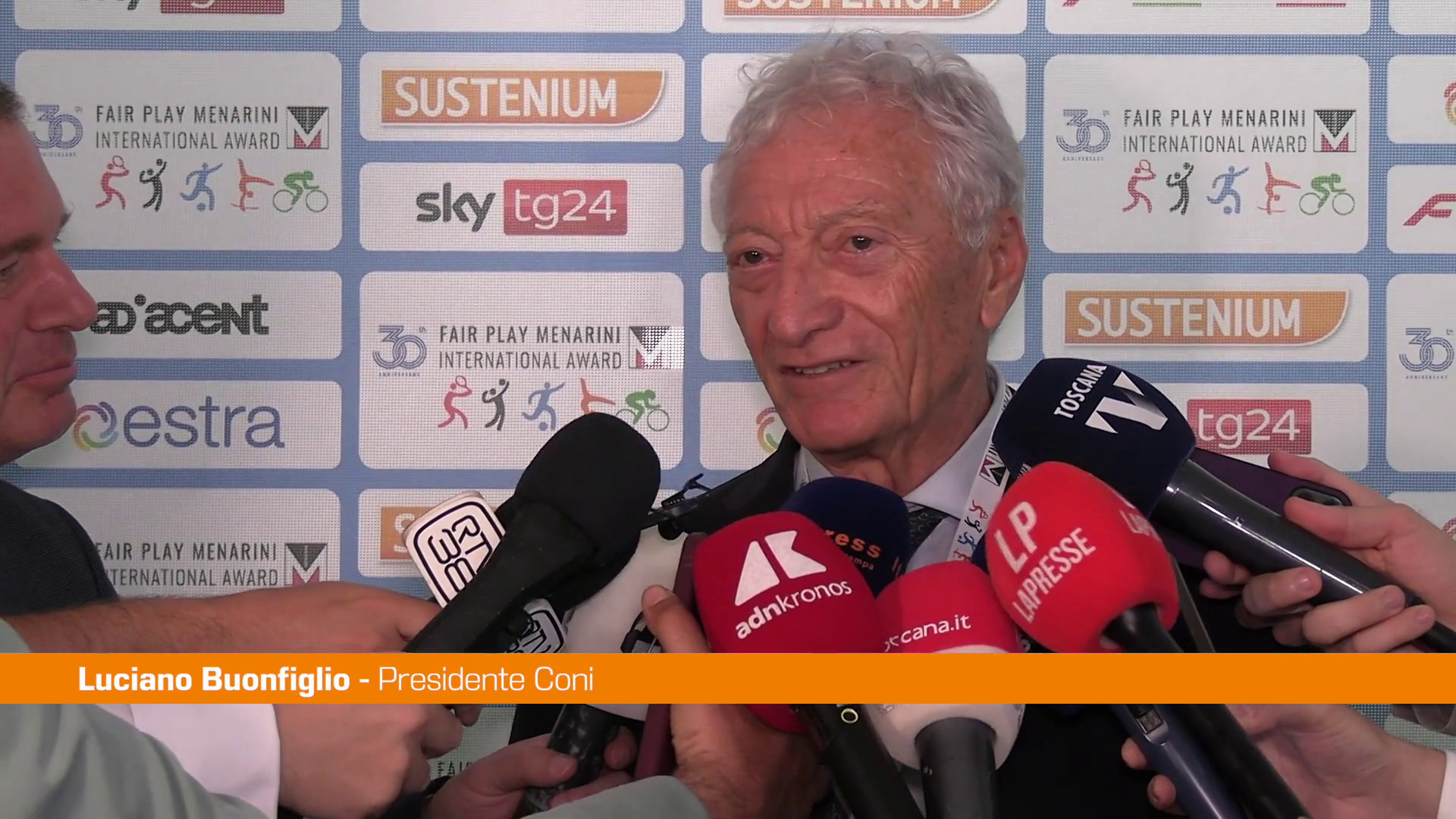 Buonfiglio "Anno intenso e gratificante, l'impegno per il fair play &egrave; una sfida"