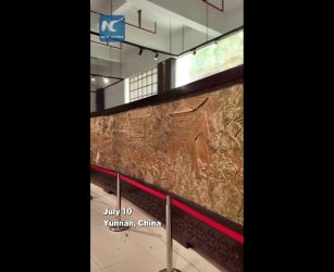 Cina, un'opera d'arte in rame lunga 32 metri entra nel Guinness dei primati