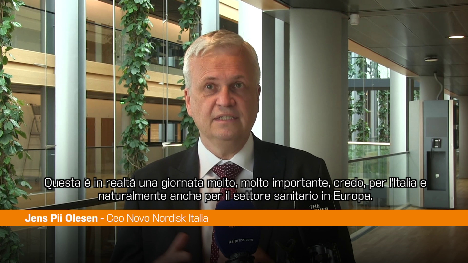 Farmaci, Olesen (Novo Nordisk) "Vol&agrave;no di investimenti, cure e posti di lavoro"