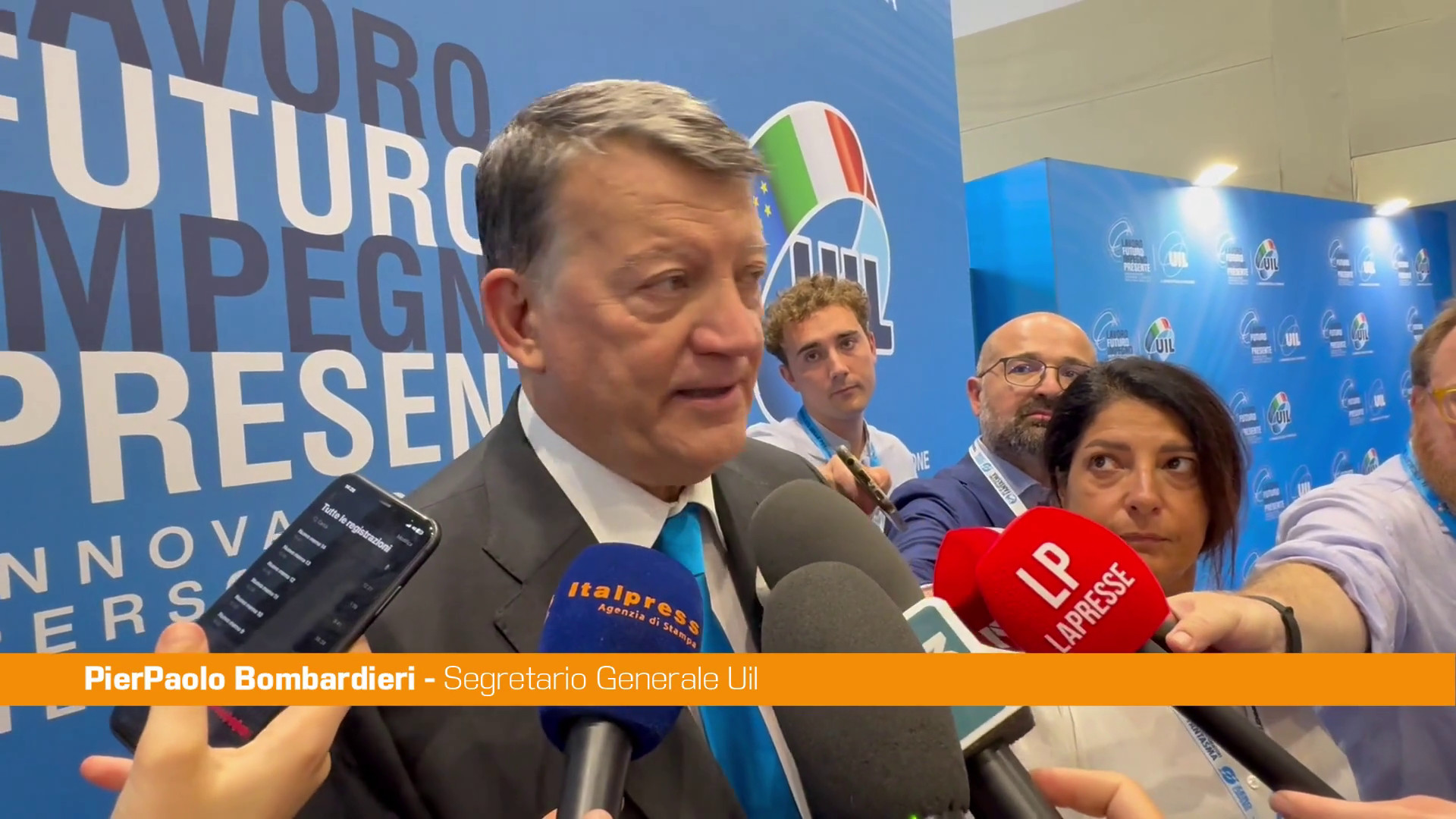 Uil, Bombardieri "Lavoro, taglio tasse e IA tra le sfide del futuro"