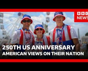 How Americans feel about their nation - 250 years after independence | BBC News