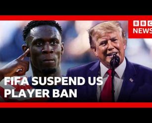 US player reinstated for World Cup after Trump calls Fifa | BBC News