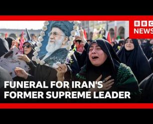 Funeral procession for Iran's former supreme leader begins in Tehran | BBC News