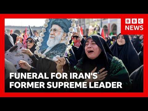 Funeral procession for Iran's former supreme leader begins in Tehran | BBC News
