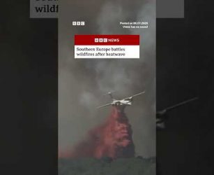 Southern Europe battles wildfires after heatwave. #Wildfires #Heatwave #BBCNews