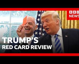 Inside Trump&rsquo;s phone call to FIFA boss over US red card | BBC News