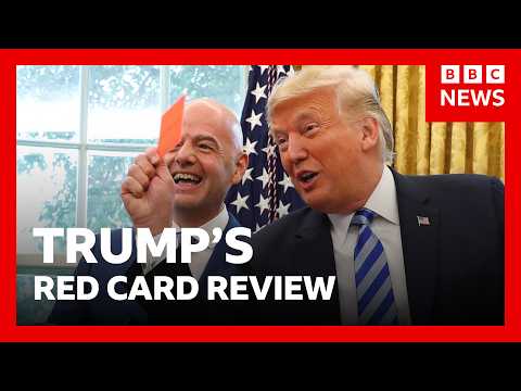 Inside Trump&rsquo;s phone call to FIFA boss over US red card | BBC News