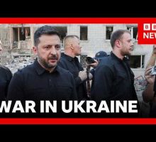 Ukraine's Zelensky to press Nato for air defence systems after intense Russian strikes | BBC News