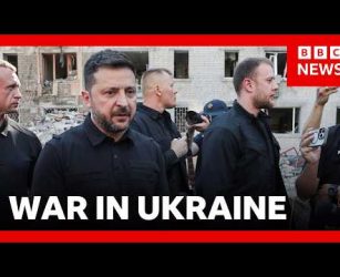 Ukraine's Zelensky to press Nato for air defence systems after intense Russian strikes | BBC News