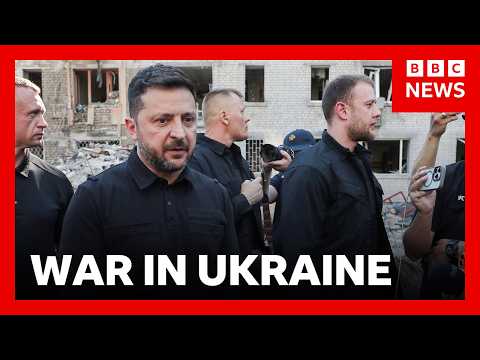 Ukraine's Zelensky to press Nato for air defence systems after intense Russian strikes | BBC News
