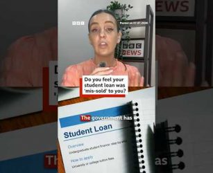 Do you feel your student loan was 'mis-sold' to you? #University #StudentLoan #BBCNews