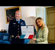 Il Presidente Meloni riceve l'astronauta dell&rsquo;ESA Parmitano