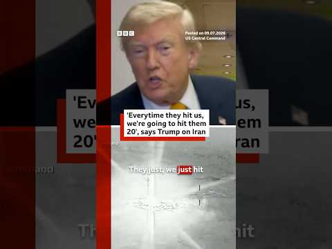 Trump vows to hit Iran '20 to 1' after retaliator strikes. #Iran #US #BBCNews