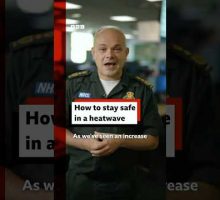 How to stay safe in a heatwave. #BBCNews