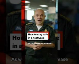 How to stay safe in a heatwave. #BBCNews