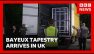 Bayeux Tapestry arrives in UK for first time in 900 years under police guard | BBC News