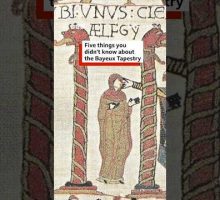 Five things you didn't know about the Bayeux Tapestry. #BayeuxTapestry #History #BBCNews