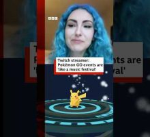 Pok&eacute;mon GO events are &ldquo;like a music festival&rdquo;, says streamer. #PokemonGO #BBCNews