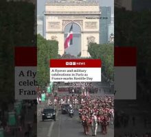 Bastille Day is France's independence day. #BastilleDay #Paris #BBCNews