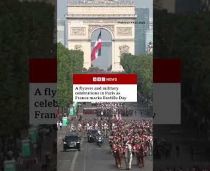 Bastille Day is France's independence day. #BastilleDay #Paris #BBCNews