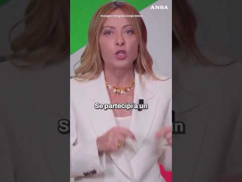 Meloni: "Stato dalla parte delle persone perbene, teniamo l'impegno" #ansa