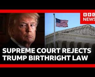 Defeat for Trump as US Supreme Court rejects end to birthright citizenship | BBC News